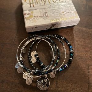 Alex and Ani special Harry Potter Hogwarts bracelet set